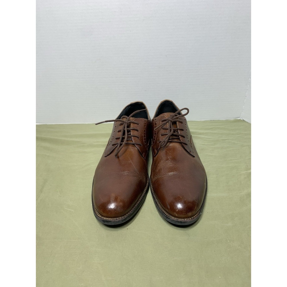 Stacy Adams Mens Brown Leather Oxfords dress Shoes Size 8M